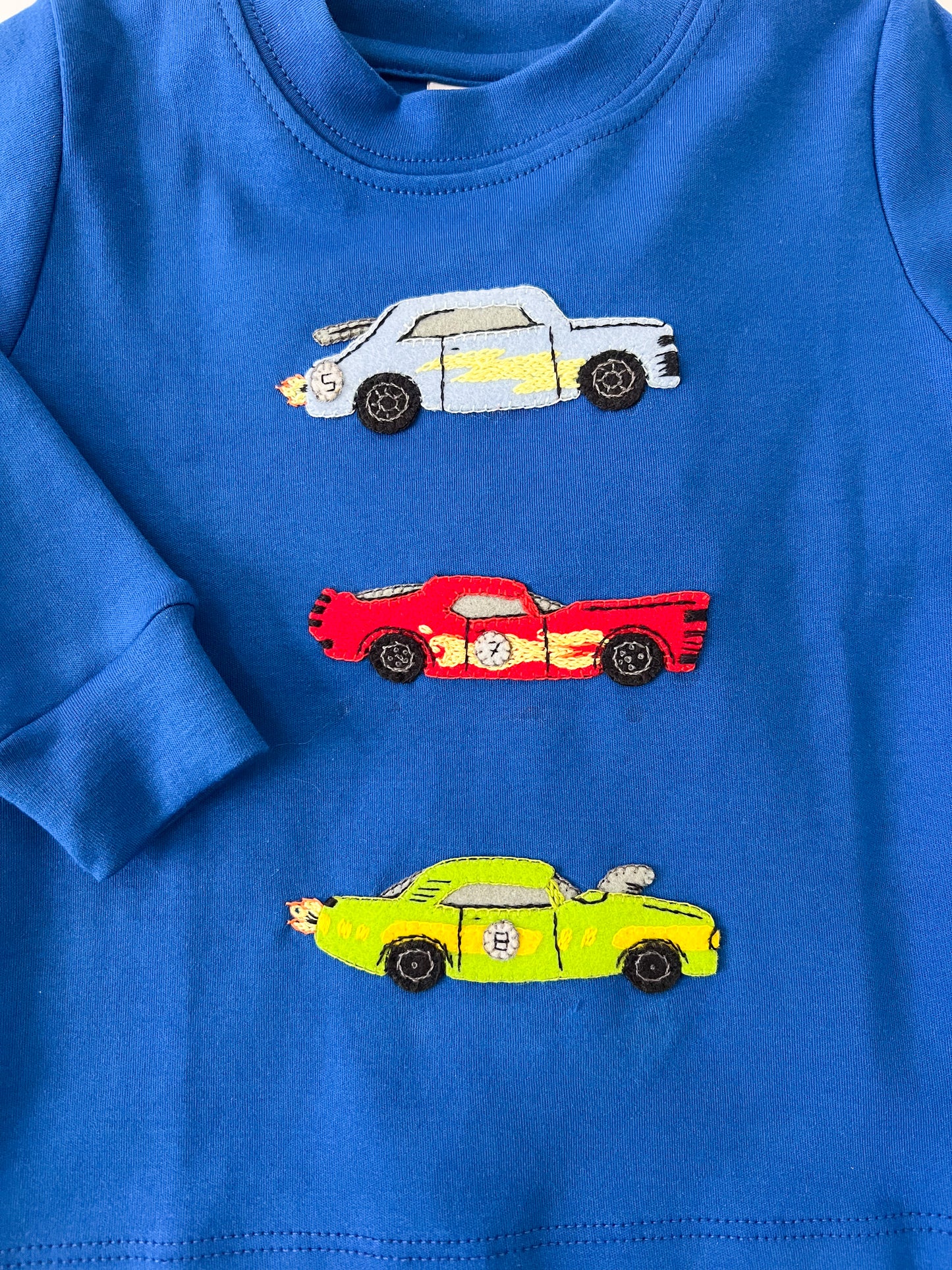 Racing Cars Crew Neck Set