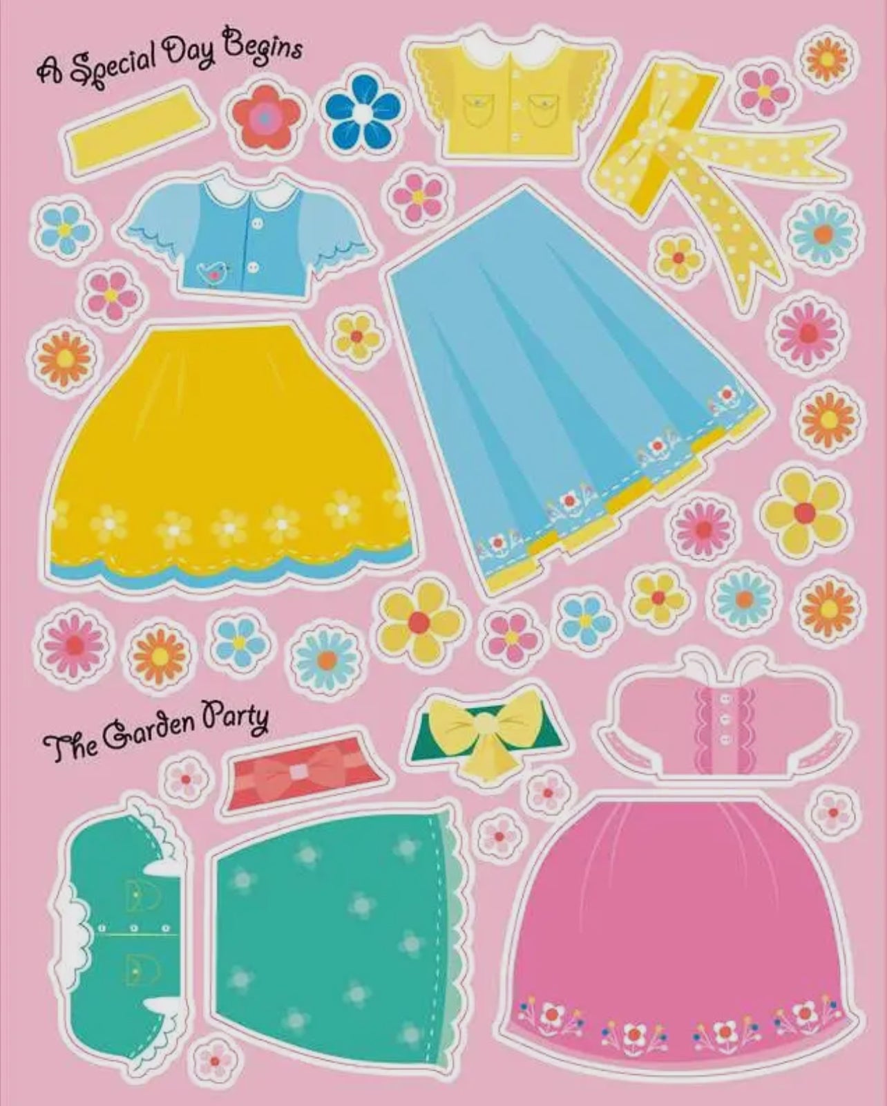 Princesses: Dress Up Sticker Book