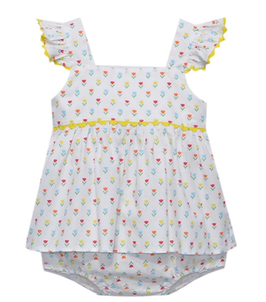 Clementine Bloomer Set- Tiny Tulips