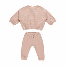 Load image into Gallery viewer, Textured Sweat Set- Blush