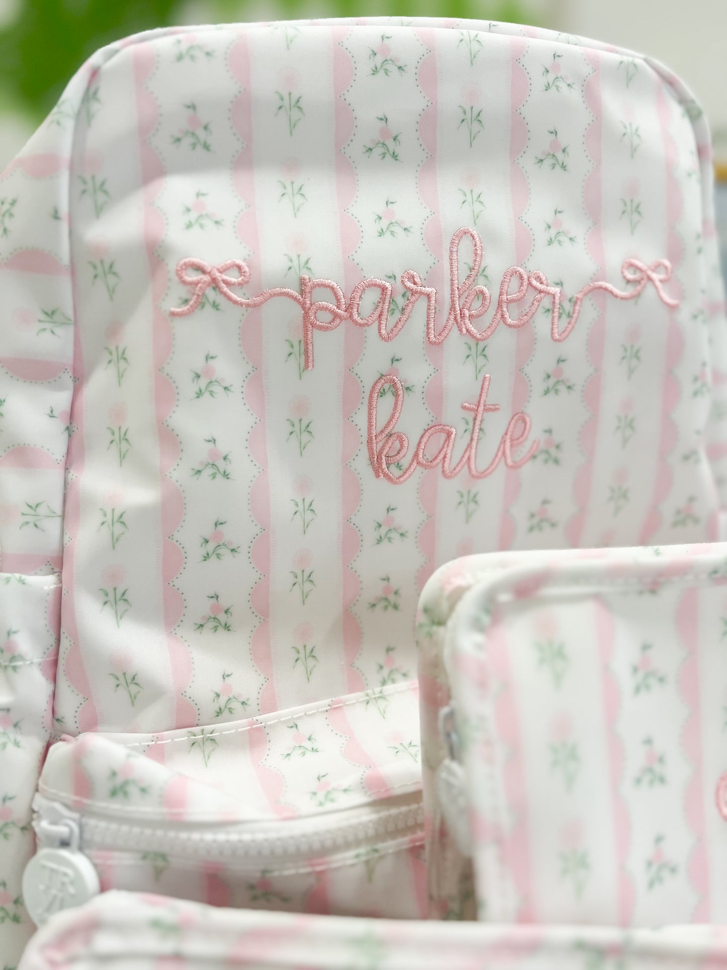 TRVL Backpacker- Pink Ribbon Floral