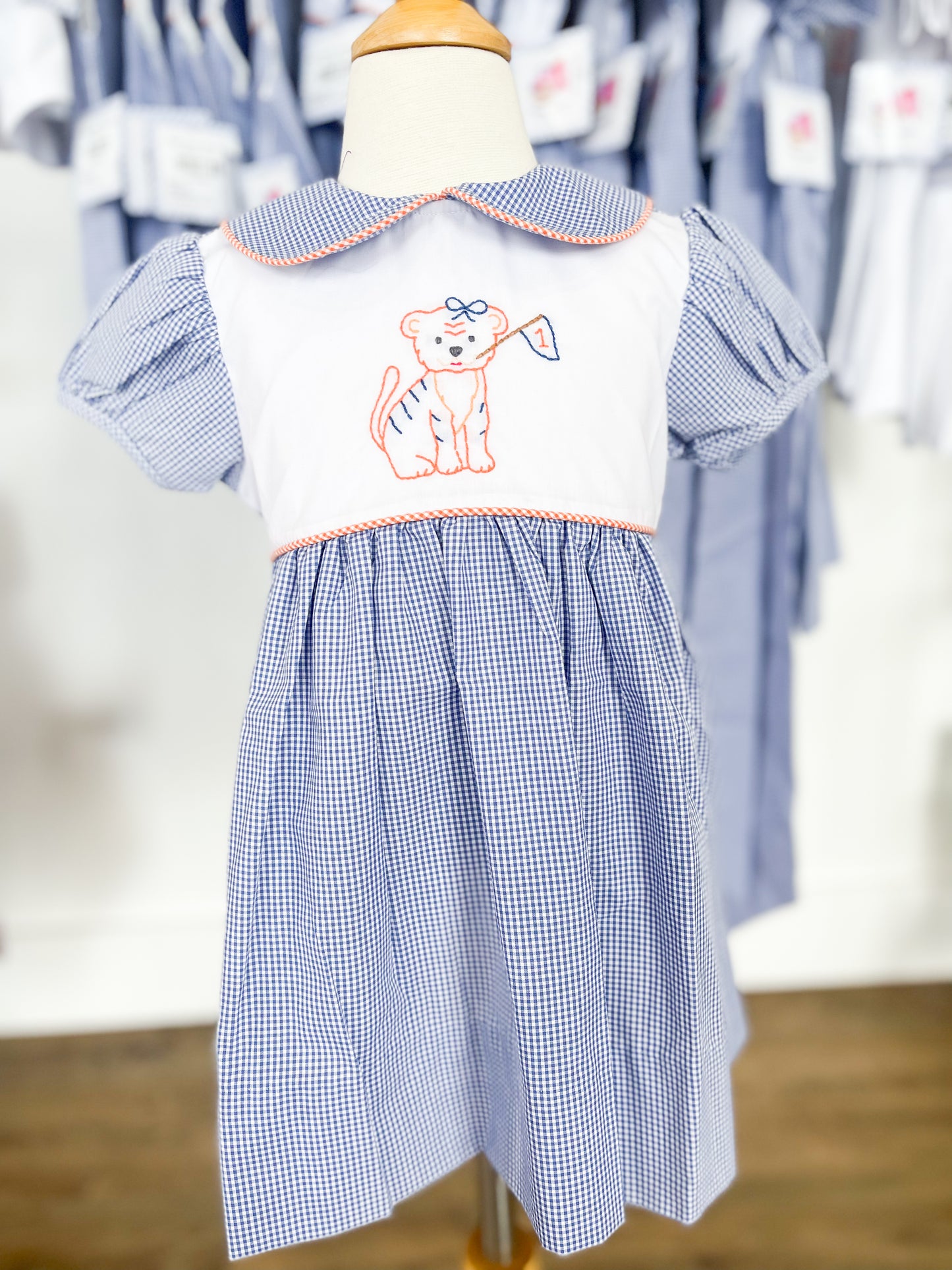 Tiger Emb. Dress