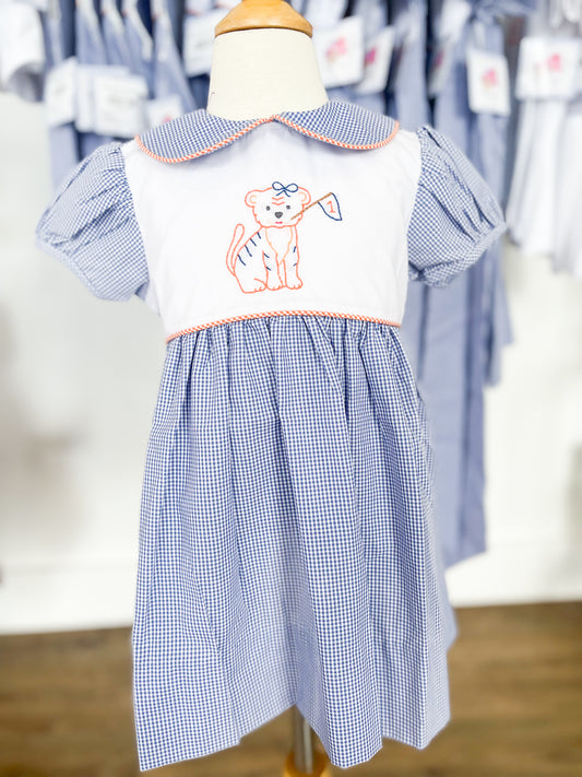 Tiger Emb. Dress