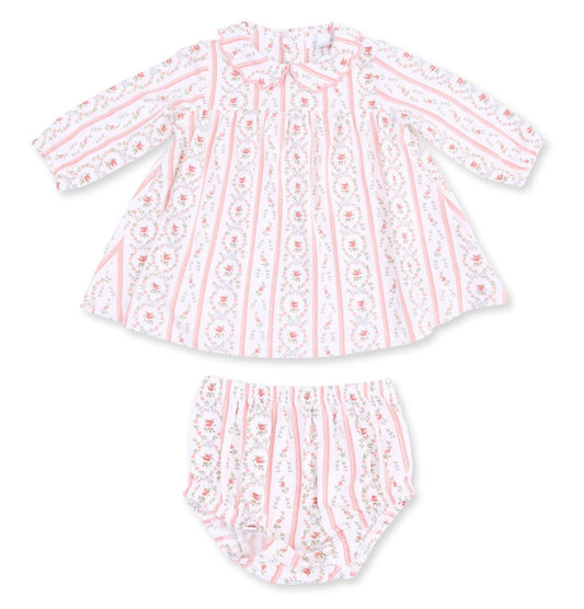 Marnie Rosebud Stripe Dress & Bloomer