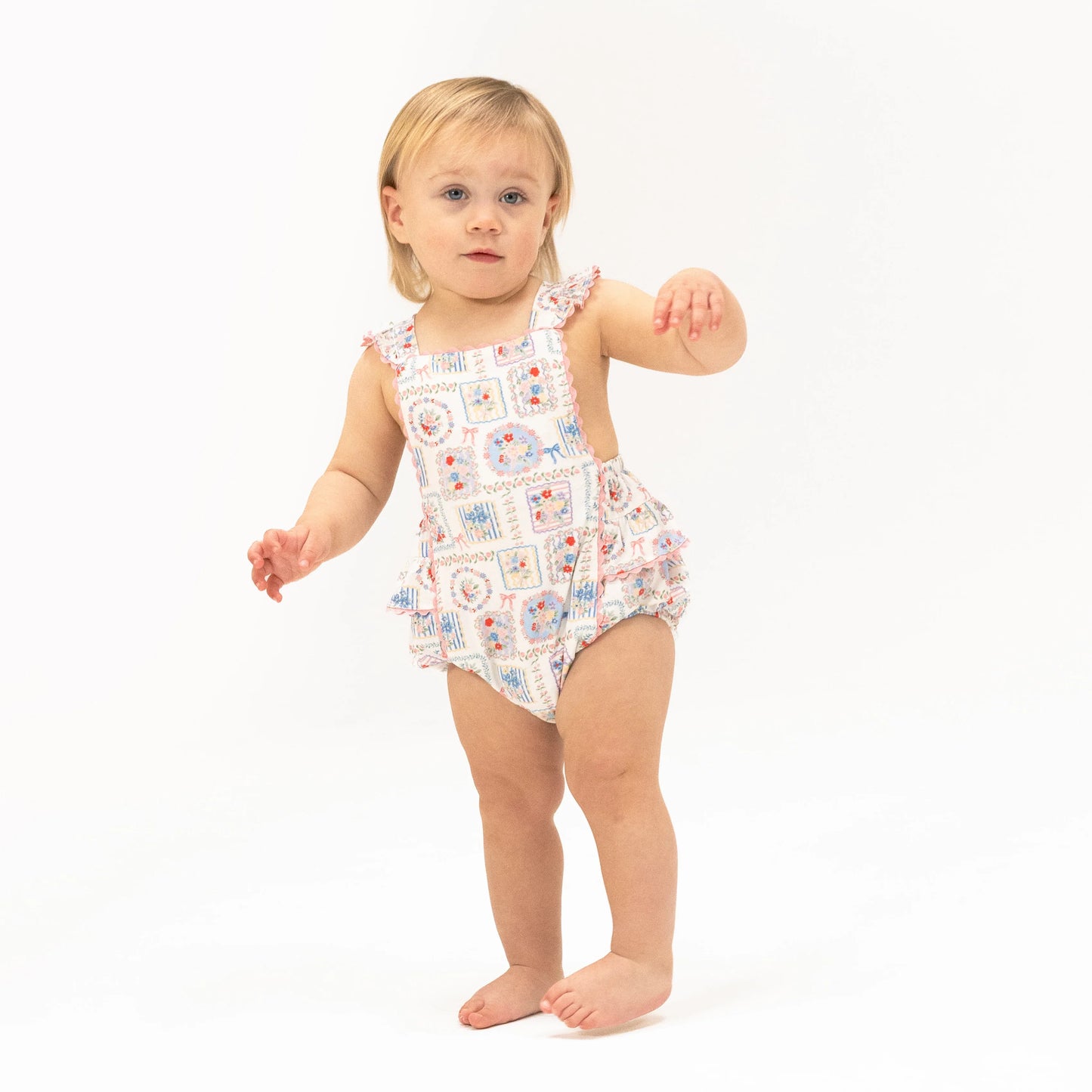 Julep's Floral Patchwork- Sunsuit