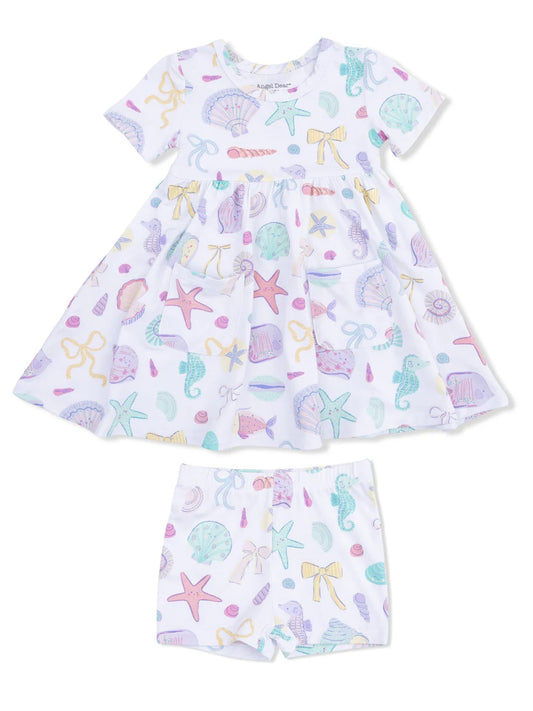 Beach Days- Twirly Dress w/ Cartwheel Short