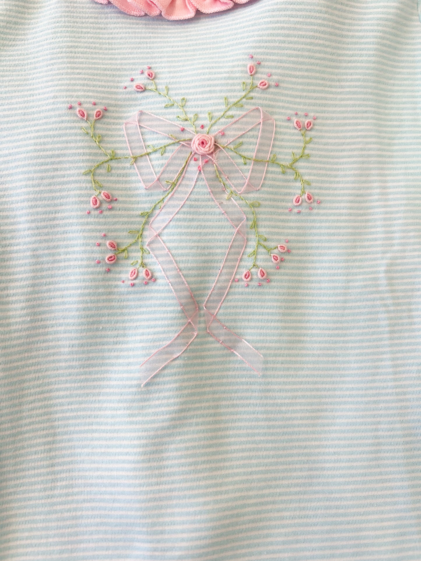 Whispy Bow Ruffled Set