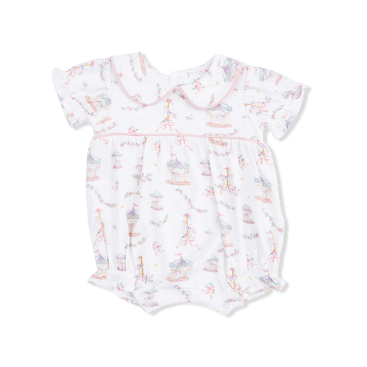 Carousel w/ Bows- Classic Puff Sleeve Bubble