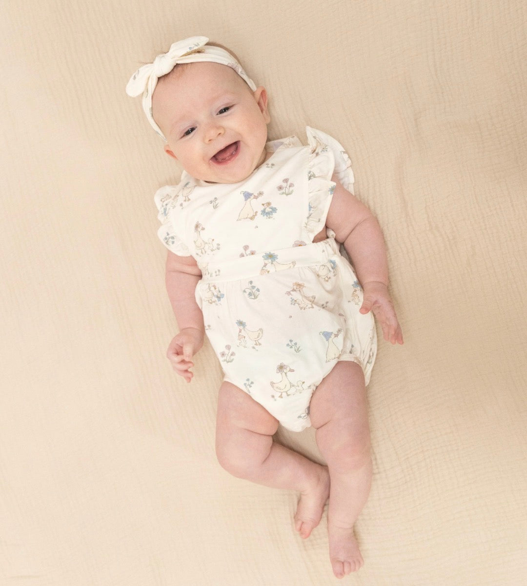 Flower Ducklings Sunsuit