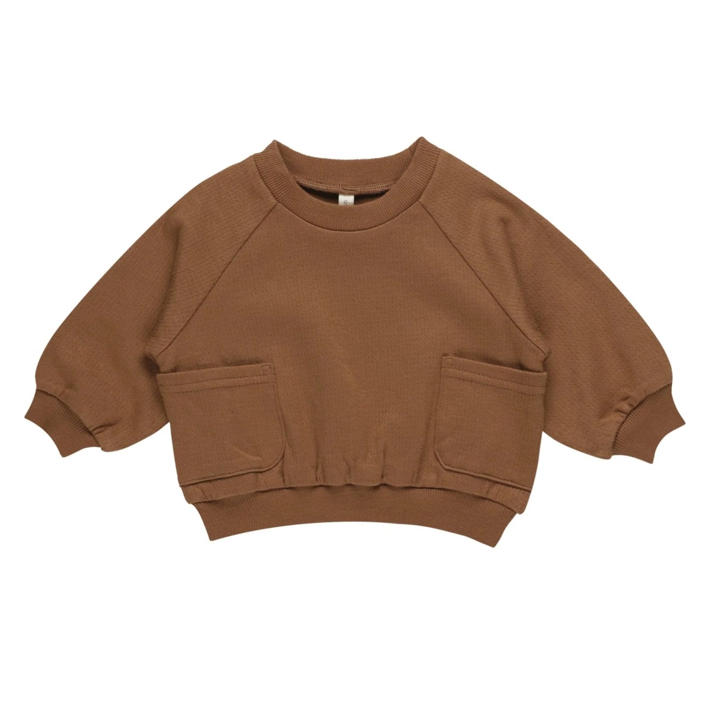 Pocket Sweatshirt- Cinnamon