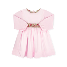 Load image into Gallery viewer, Blissful Dress LS- Palmer Pink, Autumn Meadow Floral