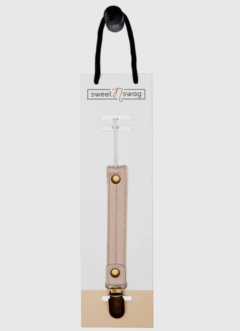 Leather Paci Clip