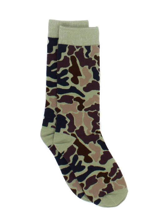 Lucky Duck Sock-Vintage Camo