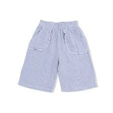 Micro Gingham Blue Blizzard- Tank & Wide Leg Pant