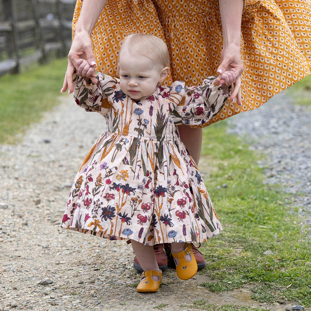 Baby Brooke Dress Set- Autumn Flowers