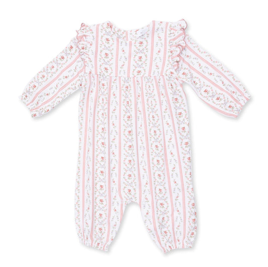Marnie Rosebud Stripe Ruffle Romper