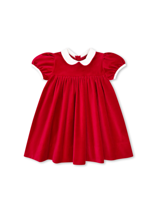 Memory Making Dress- Ruby Red Velvet