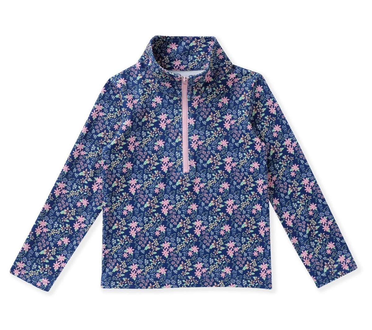 Navy Ditsy Floral Pullover