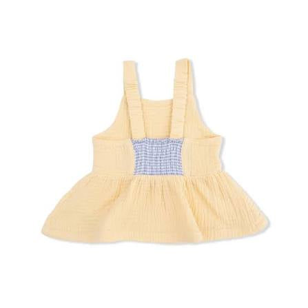 Micro Gingham Blue Blizzard- Tank & Wide Leg Pant