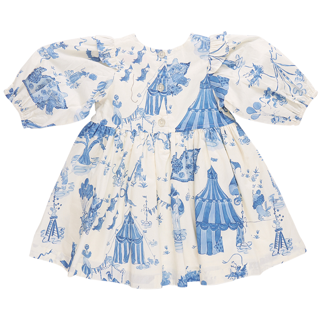 Brooke Dress- Blue Circus