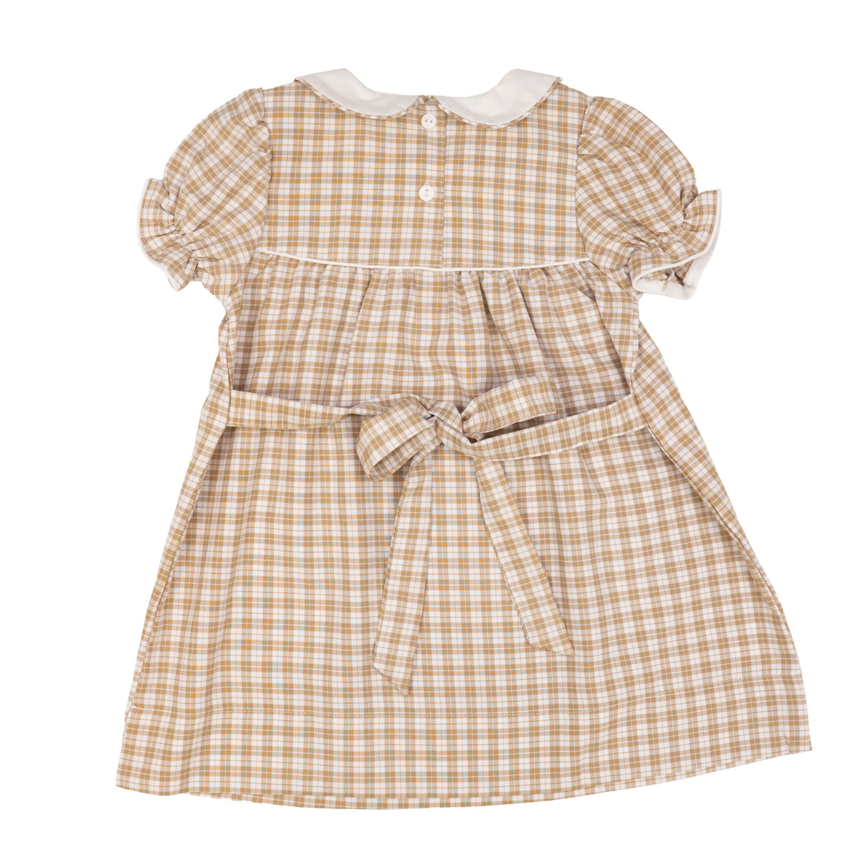 Turkey Emb. Plaid Dress