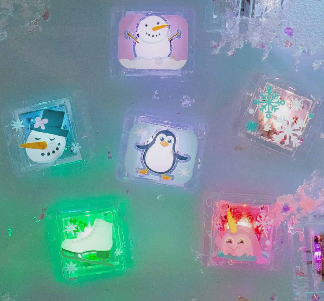 Glo Pal- 6-Pack Winter Theme Cubes