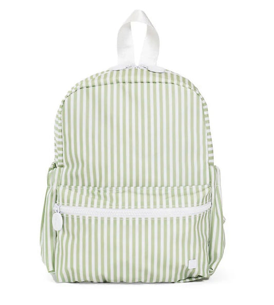 TRVL Mini Backer-Pimlico Stripe Sage
