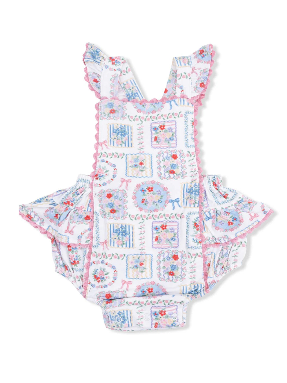 Julep's Floral Patchwork- Sunsuit
