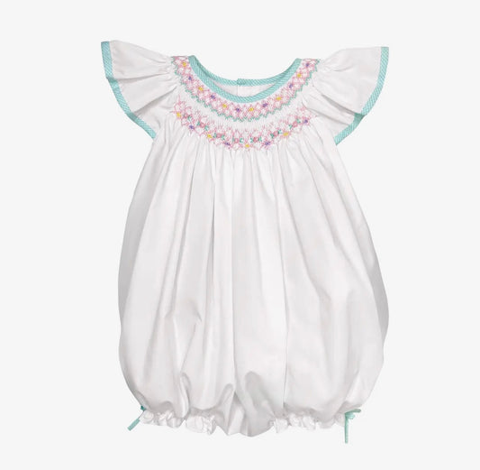 Spring Smocked Bubble