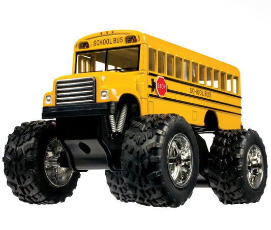 Monster School Bus Pull Back
