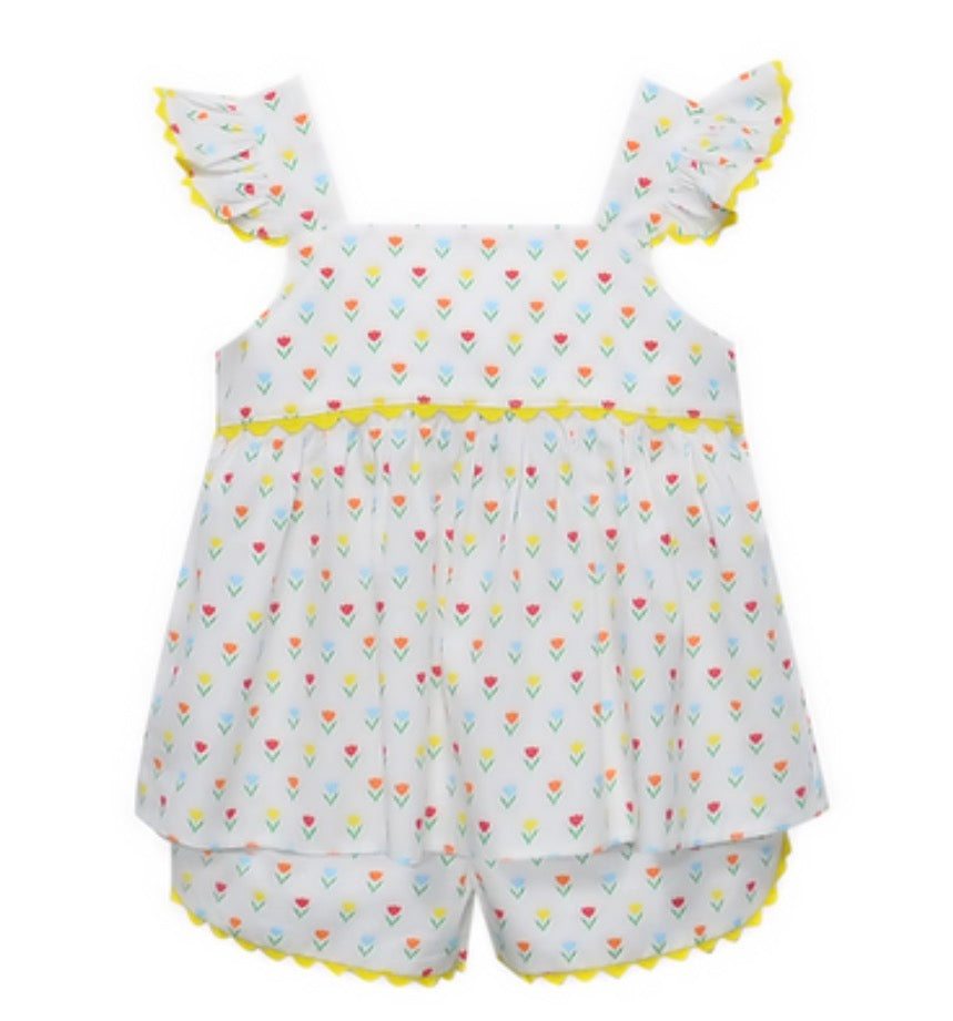 Clementine Bloomer Set- Tiny Tulips