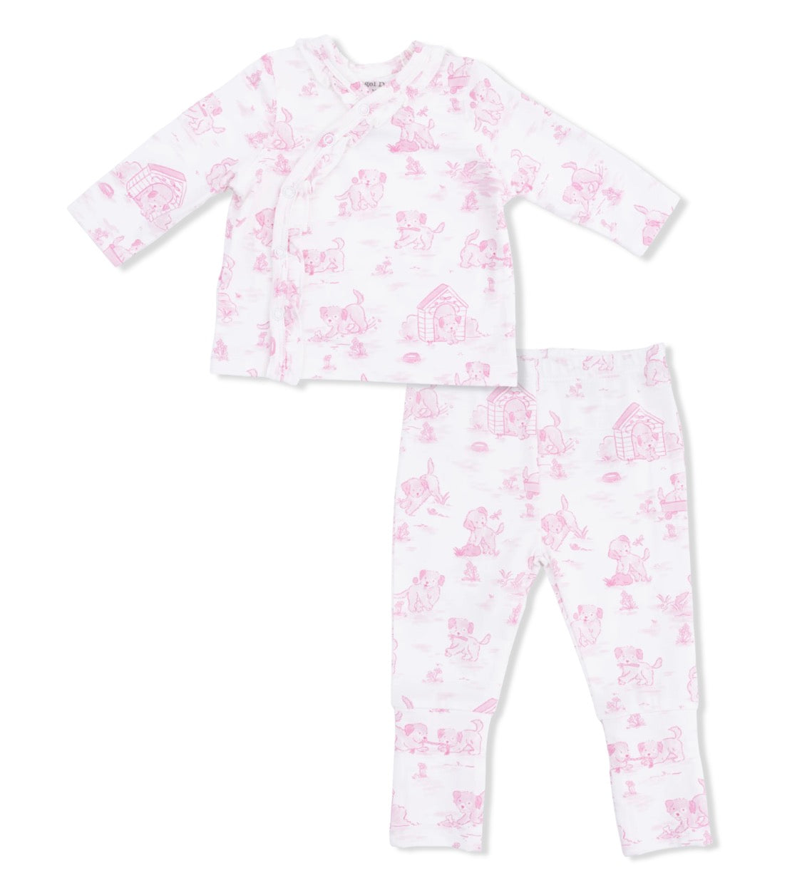 Puppy Toile Pink TMH Set