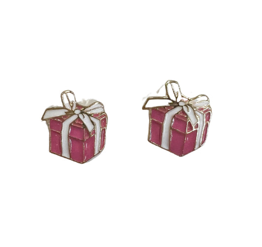 Pink Present Earrings