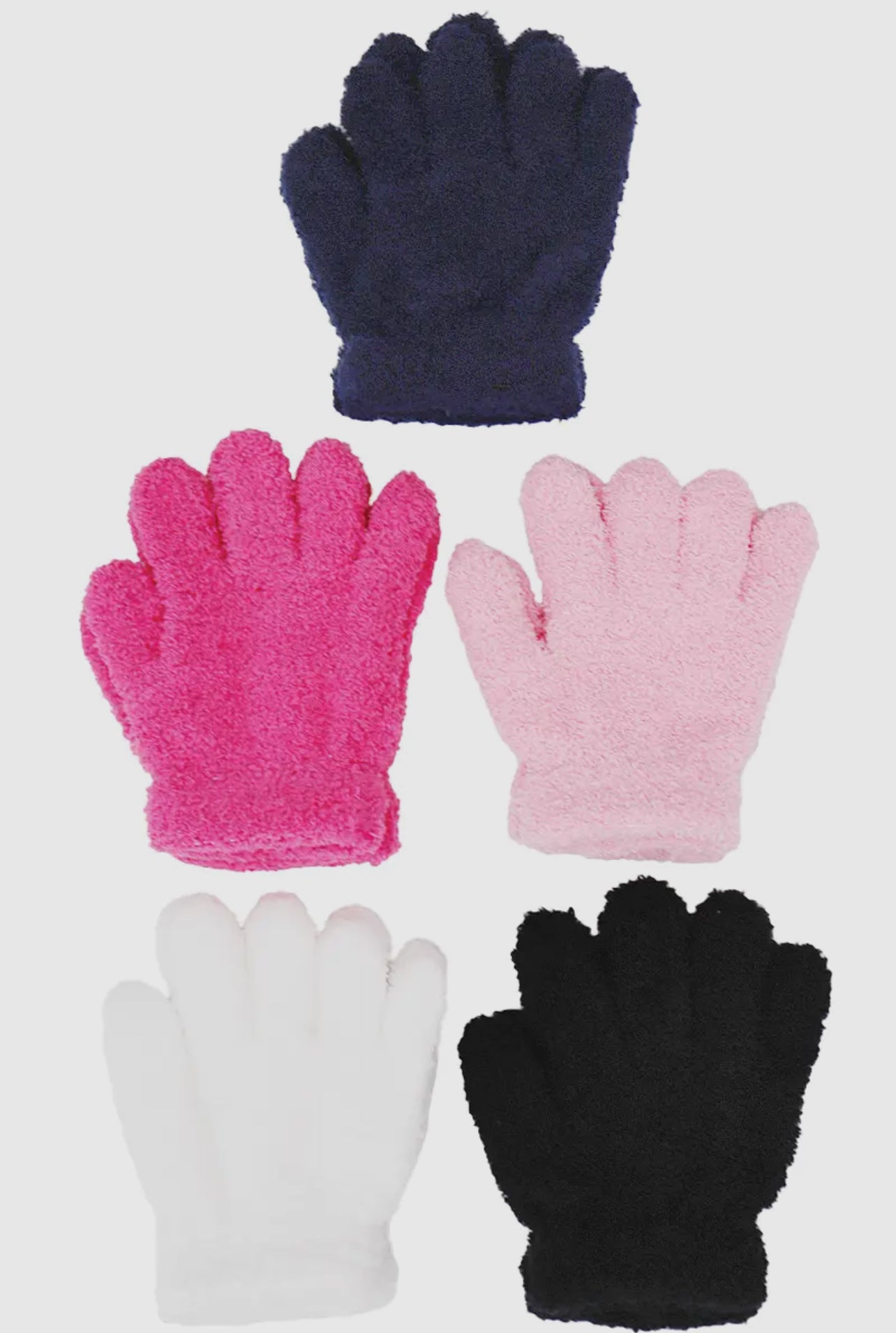 Fuzzy Sherpa Fleece Gloves