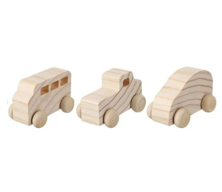 Wooden Toy Cars