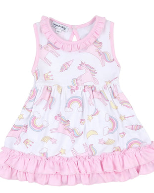 Believe in Magic Printed Toddler Dress