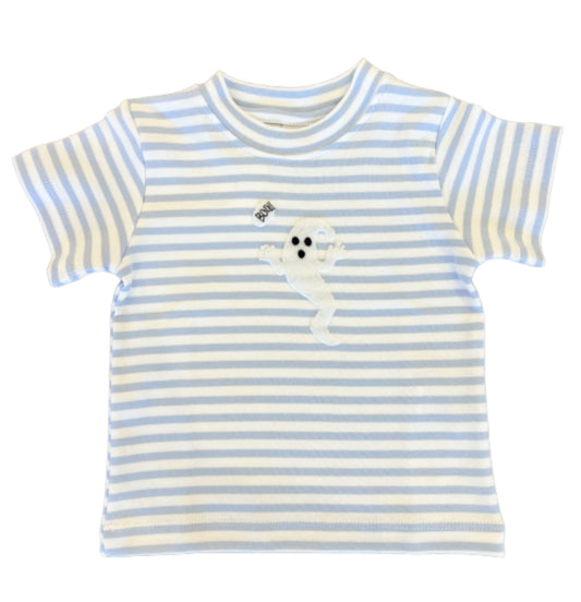 Ghost Boo App. Stripe Tee