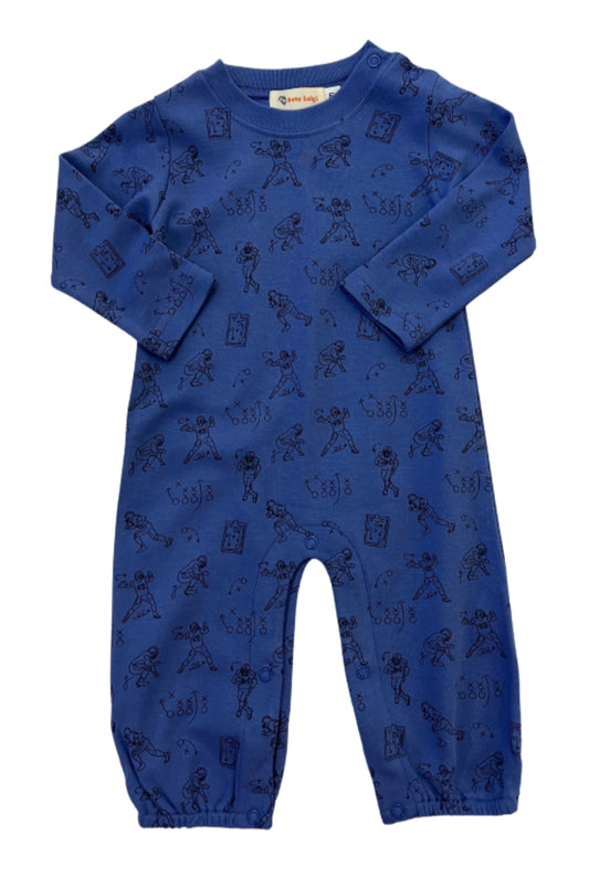 Football Player Printed Romper