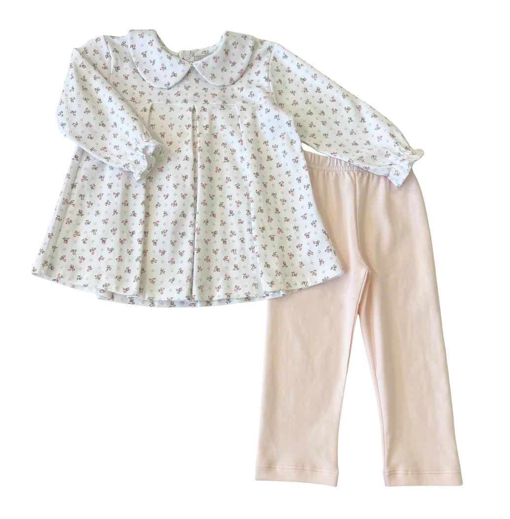 Floral Print Top & Legging Set