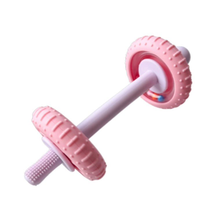 Dumbbell Rattle Teether