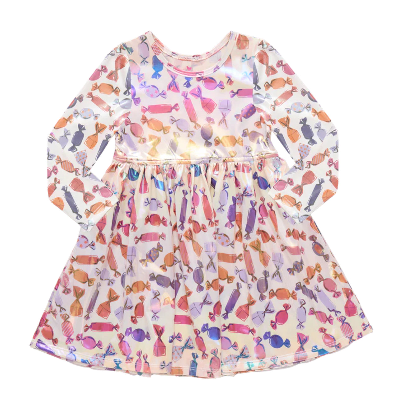 Lamé Steph Dress- Halloween Candy