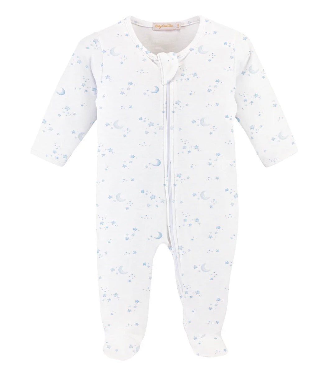 Whisper of Stars Blue Footie