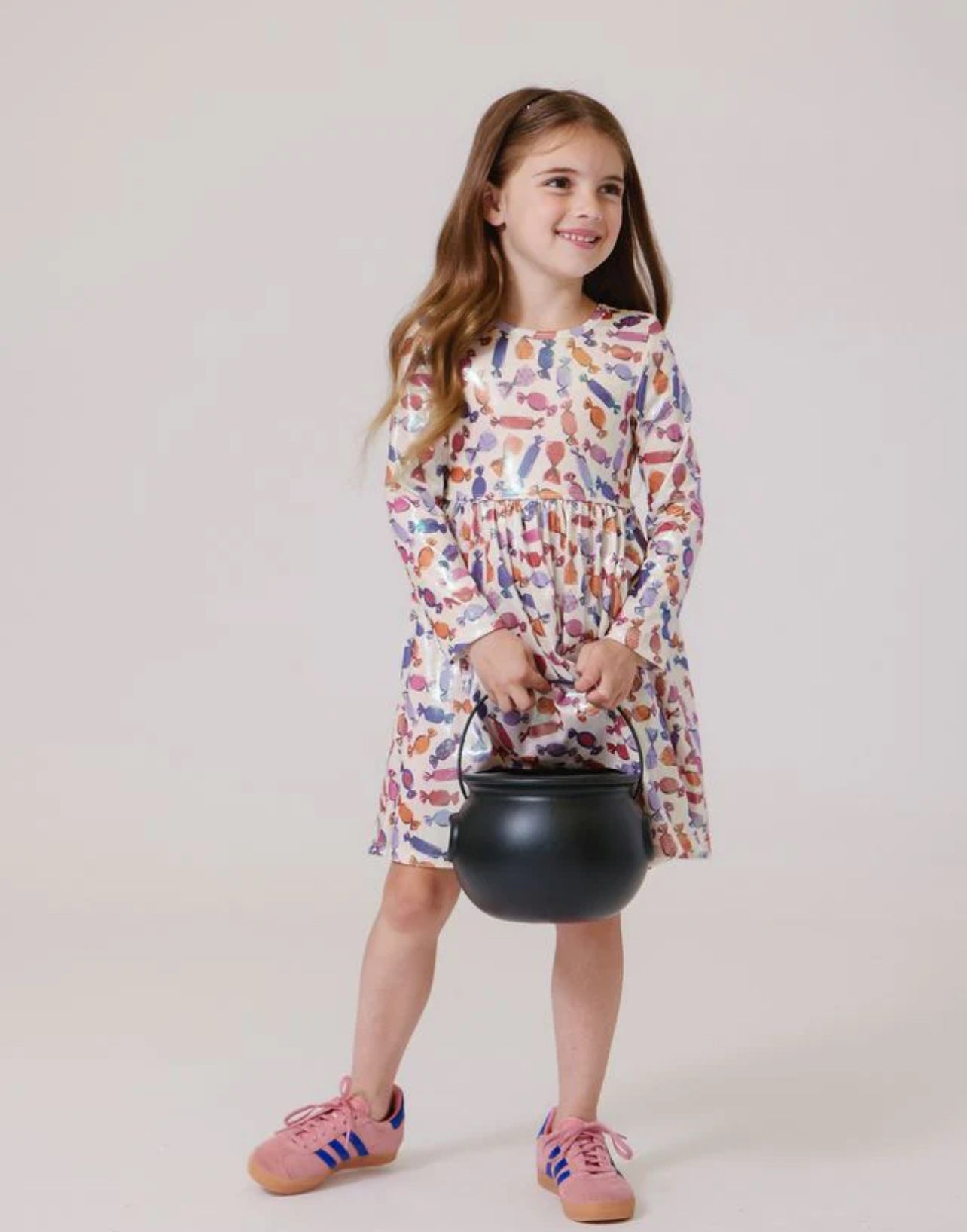 Lamé Steph Dress- Halloween Candy