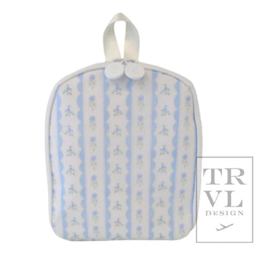 Bring It Lunch Bag- Ribbon Floral Blue