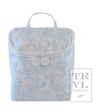 Bunny Toile Blue Take Away Lunch Bag