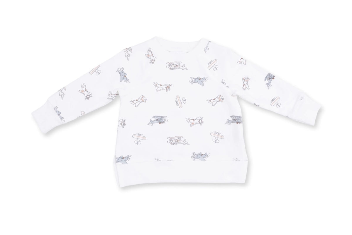 Vintage Airplane Pilots Sweat Set
