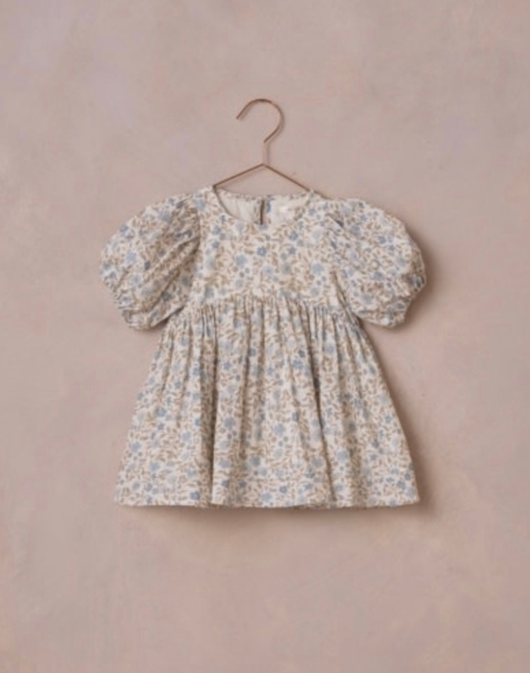 Luna Dress Blue Garden