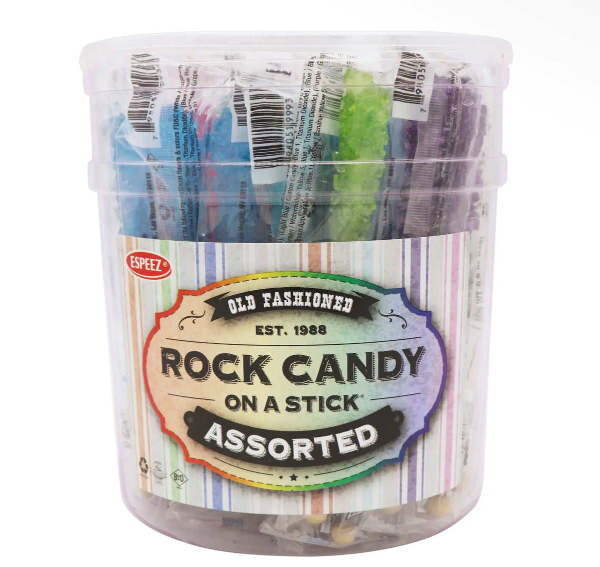 Rock Candy Sticks Assorted