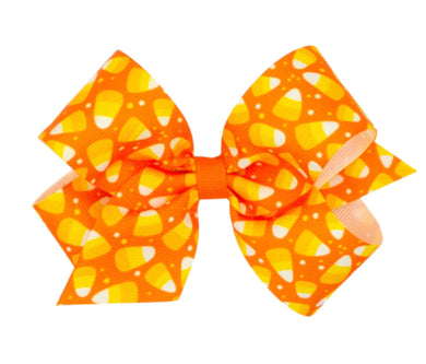 Wee Ones Medium Candy Corn Bow