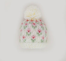Load image into Gallery viewer, Bitty Blooms Blush Beanie Hat
